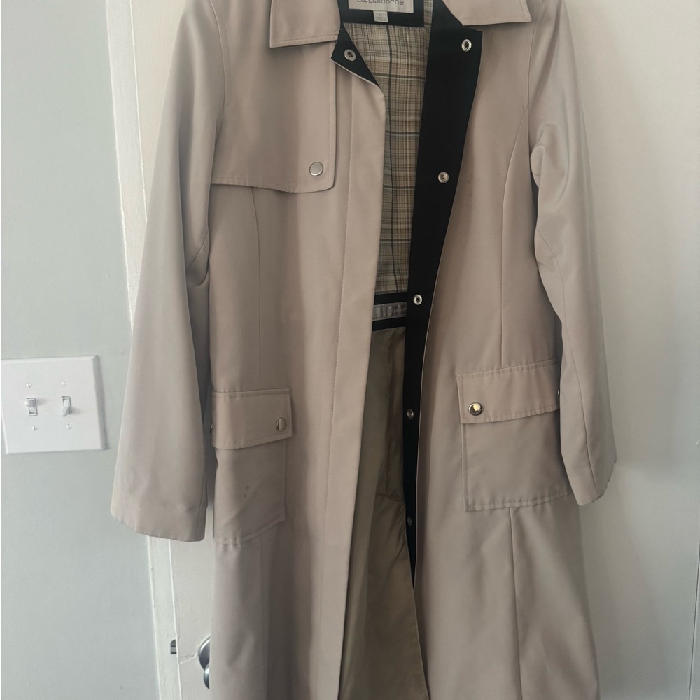 Liz Claiborne Beige Trench Coat